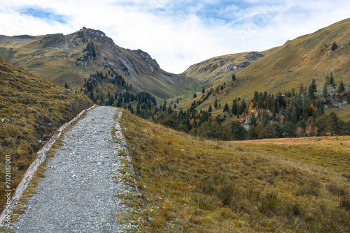 Herbstwanderung in den Bergen