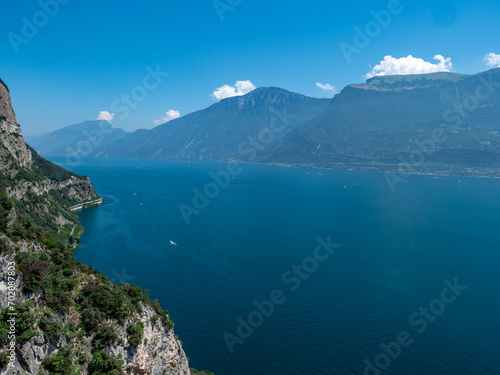 View of Lake Garda towards the north