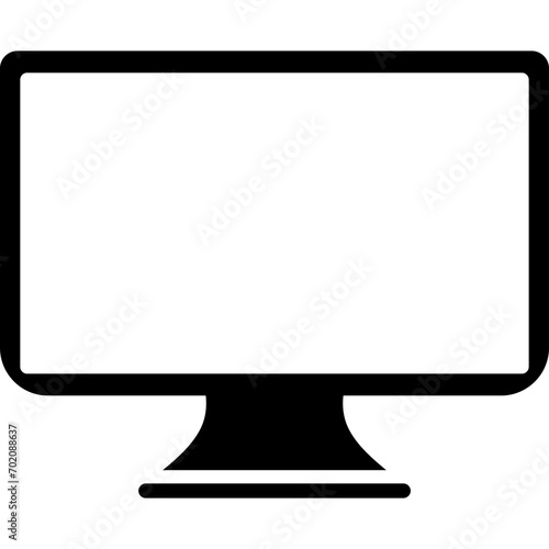 Computer Monitor Line Icon