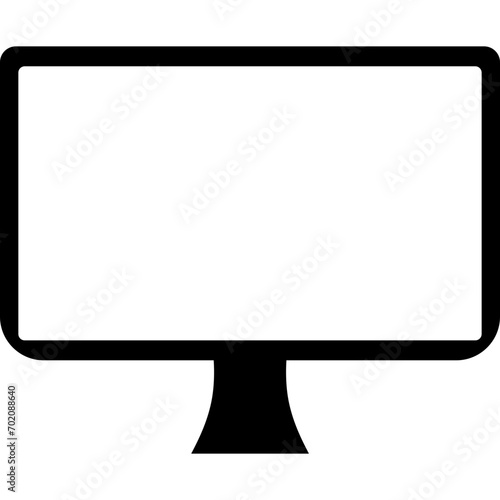 Computer Monitor Line Icon