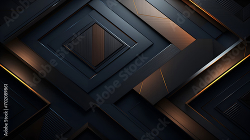 abstract modern luxury black background for modern wallpapers background. AI generative.