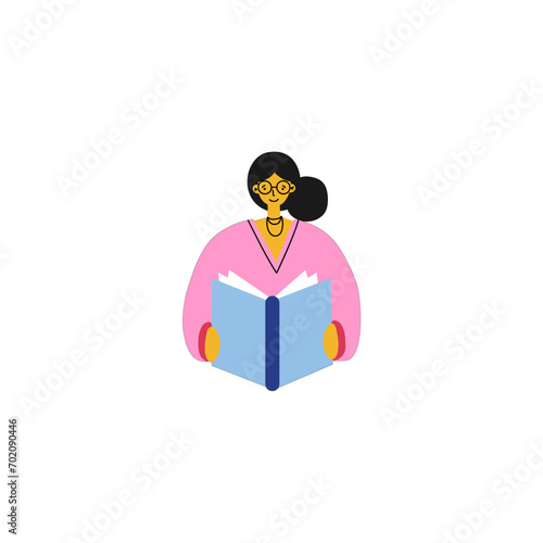 business pose in pink clothes business