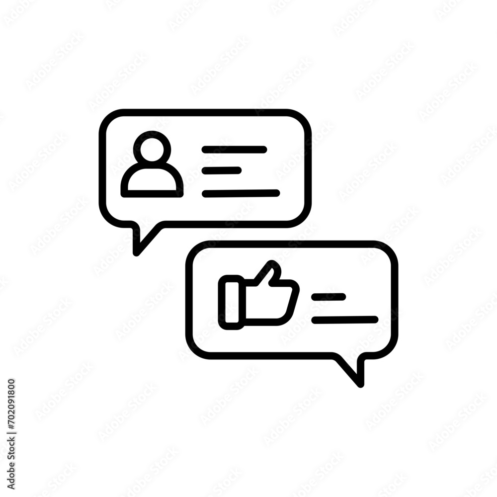 Chatting outline icons, minimalist vector illustration ,simple transparent graphic element .Isolated on white background Chatting outline icons, minimalist vector illustration ,simple transparent graphic element .Isolated on white background