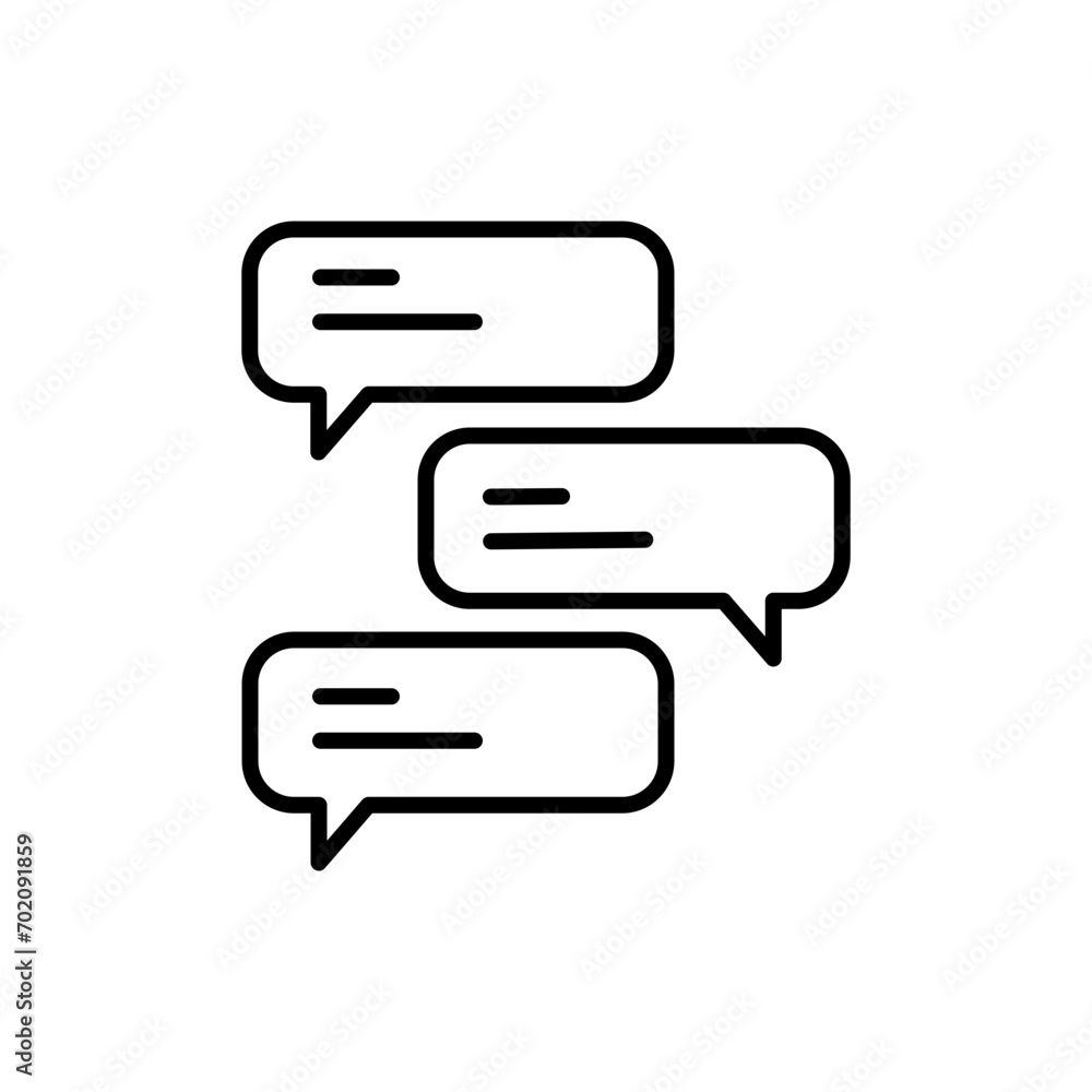 Chatting outline icons, minimalist vector illustration ,simple transparent graphic element .Isolated on white background Chatting outline icons, minimalist vector illustration ,simple transparent graphic element .Isolated on white background