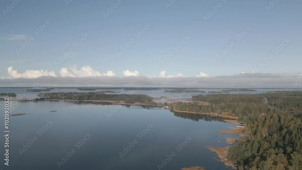 Wide panorama Aerial of Nature Landscape and vast Archipelago from a distance, Replot, Finland Wide panorama Aerial of Nature Landscape and vast Archipelago from a distance, Replot, Finland