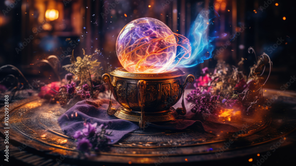 Enchanting Spell Illustration Enchanting Spell Illustration