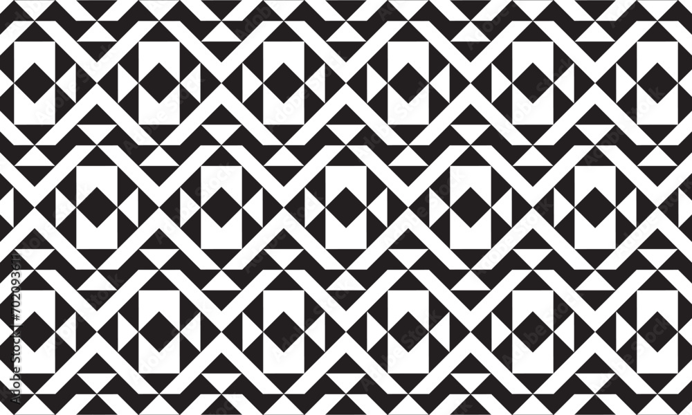 Elevate your designs with this exotic geometric ornament pattern. Merging intricate geometric shapes with exotic details.