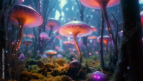 Witness the birth of a new reality, as this psychedelic video blends organic and synthetic visuals into a mindbending fusion of nature and technology. photo