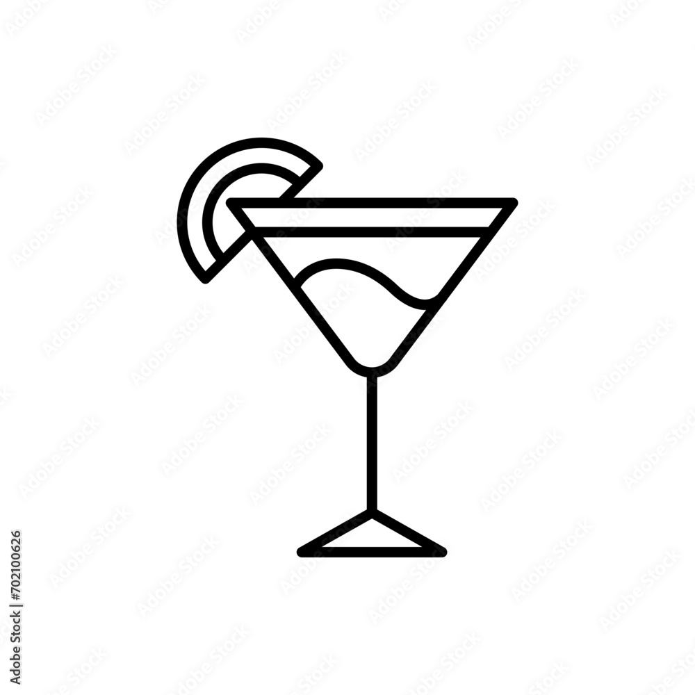 Cocktail outline icons, drink minimalist vector illustration ,simple transparent graphic element .Isolated on white background Cocktail outline icons, drink minimalist vector illustration ,simple transparent graphic element .Isolated on white background