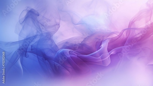 Smoky Blue and Purple Energy Flow Abstract Background