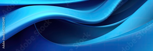 3d render, abstract modern blue background, folded ribbons macro, fashion wallpaper with wavy layers and ruffles photo