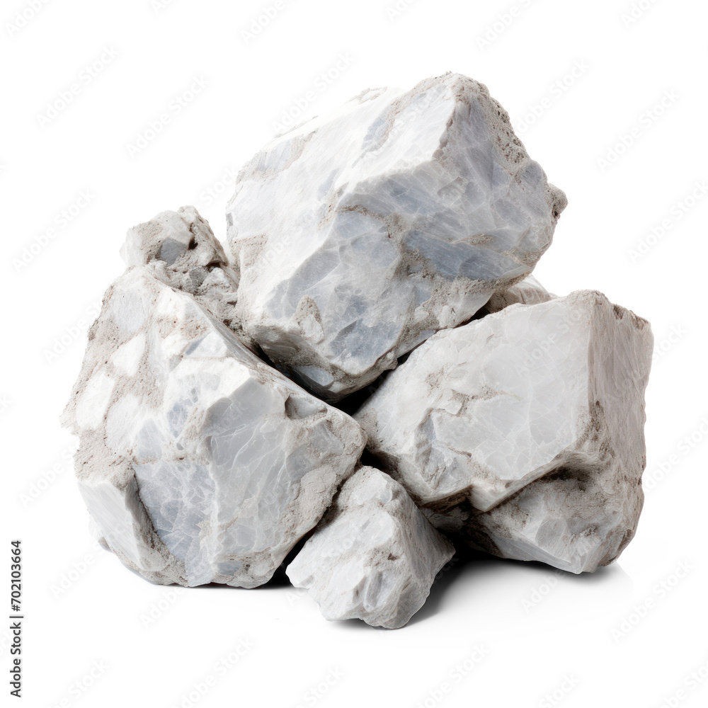 crystal mineral stone on isolate transparency background, PNG