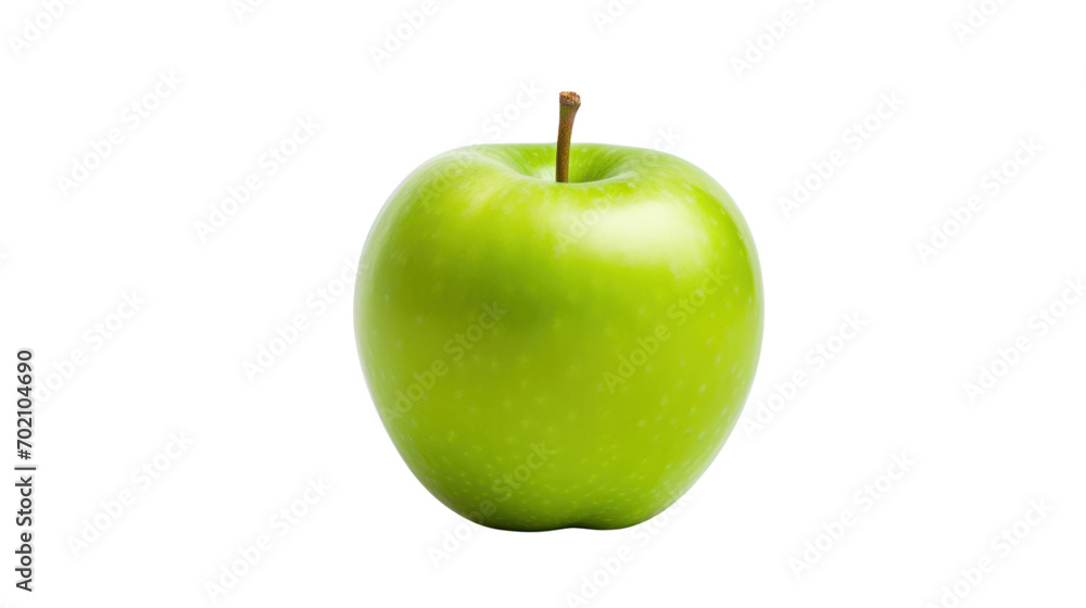 Single fresh green apple isolated on transparent background,png file Single fresh green apple isolated on transparent background,png file
