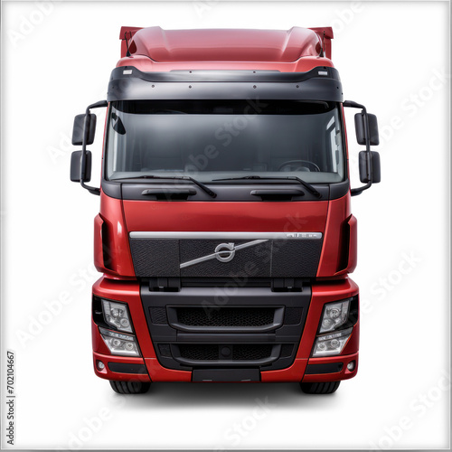 red truck on isolate transparency background, PNG