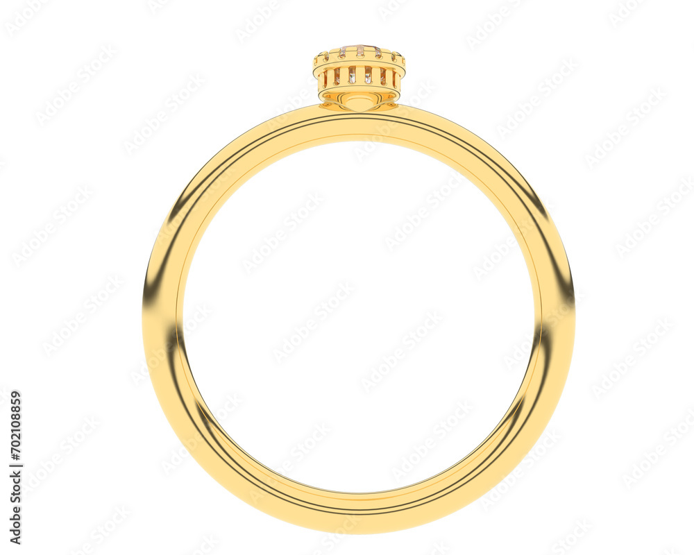Diamond ring isolated on background. 3d rendering - illustration Diamond ring isolated on background. 3d rendering - illustration