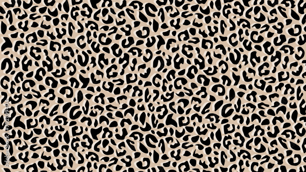 Leopard skin fur texture brown background Leopard skin fur texture brown background