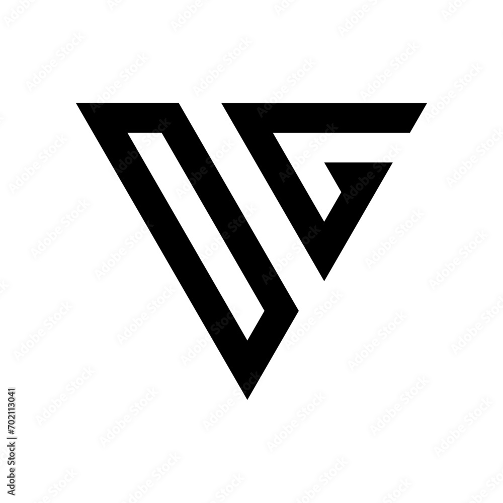 Triangle Letter O Logo Design Triangle Letter O Logo Design