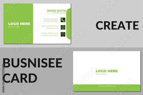  Modern Business Card, Business Card Template, Vector illustration design.