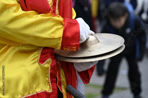 Cymbales au nouvel an chinois
