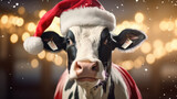 Moo-rry Christmas: Santa Cow Illumination
