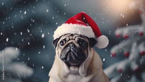 Paw-some Decor Delight: Santa Doggy © margarit