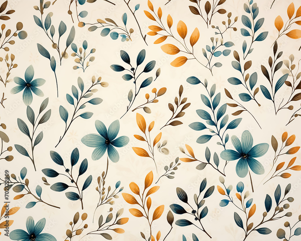 seamless pattern with leaves seamless pattern with leaves