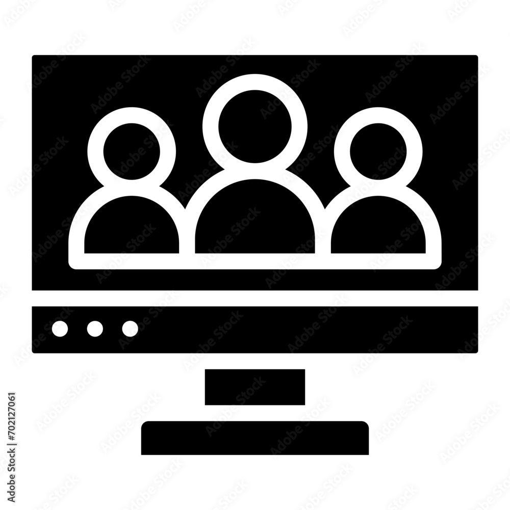 icon costumer relationship glyph icon costumer relationship glyph