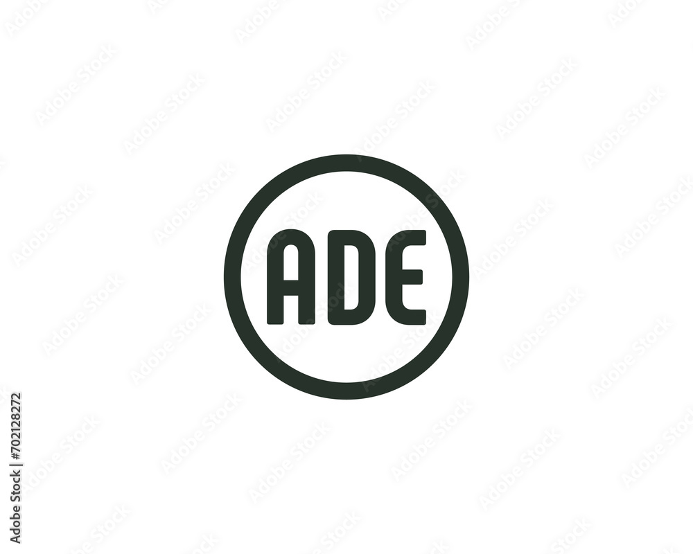ADE logo design vector template. ADE, logo, design, logo design, vector, letter, monogram, creative, icon, template, sign, symbol, brand, unique, initial, modern, alphabet. ADE logo design vector template. ADE, logo, design, logo design, vector, letter, monogram, creative, icon, template, sign, symbol, brand, unique, initial, modern, alphabet.