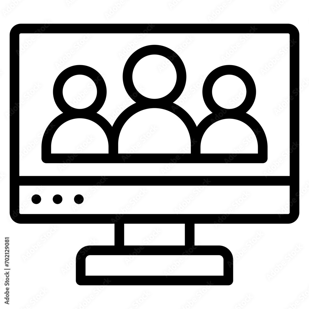 icon costumer relationship line icon costumer relationship line