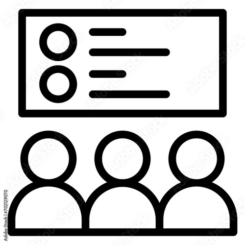 icon costumer relationship line