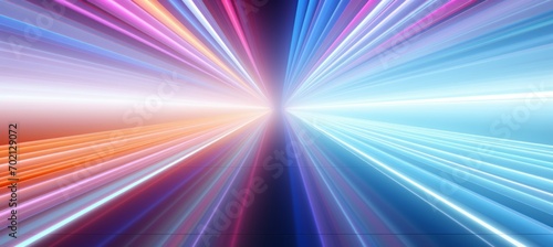 Abstract colorful spark rays light background. Generative AI technology. 