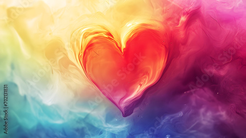 Abstract gay love concept wedding romance valentines day colorful hearts background wallpaper photo