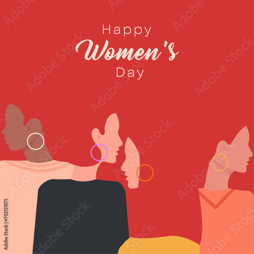 Women's day in flat design 