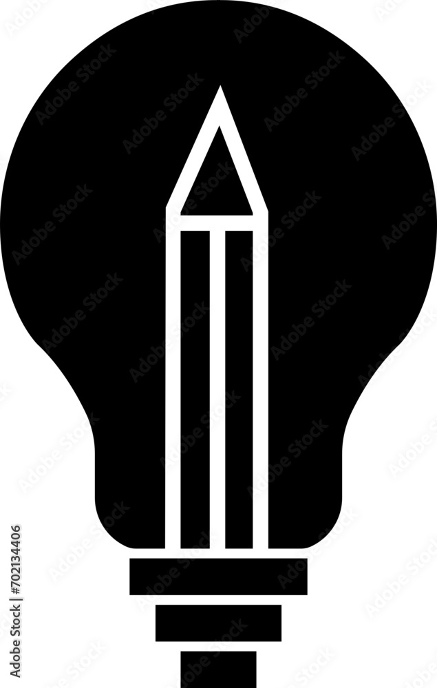 Black Light Bulb icon, isolated on transparent background. Idea sign, solution, thinking concept. Lighting Electric lamp. Electricity, shine. Trendy Fill style for graphic design. Symbol of creative. Black Light Bulb icon, isolated on transparent background. Idea sign, solution, thinking concept. Lighting Electric lamp. Electricity, shine. Trendy Fill style for graphic design. Symbol of creative.