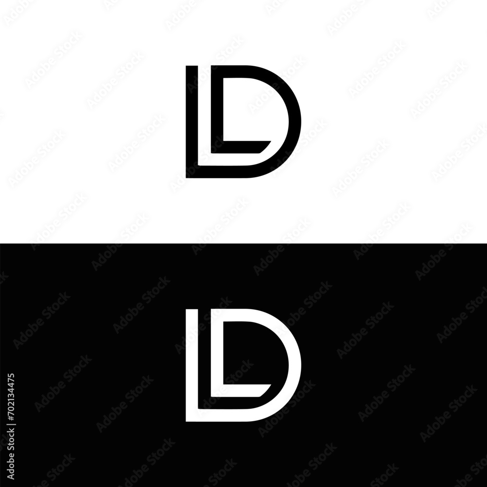 LD logo. L D design. White LD letter. LD, L D letter logo design. Initial letter LD linked circle uppercase monogram logo. L D letter logo vector design.	
 - obrazy, fototapety, plakaty 