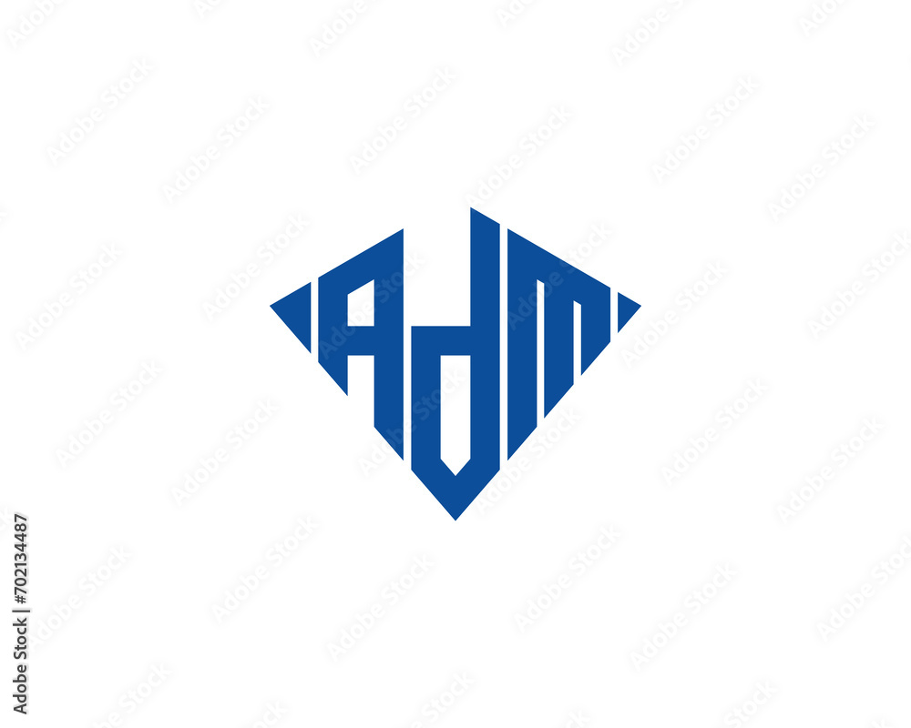 ADM logo design vector template. ADM, logo, design, logo design, vector, letter, monogram, creative, icon, template, sign, symbol, brand, unique, initial, modern, alphabet.