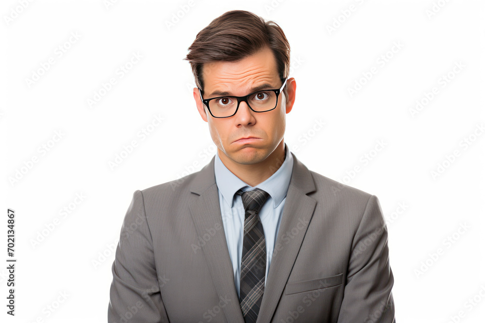 portrait of a disappointed businessman portrait of a disappointed businessman