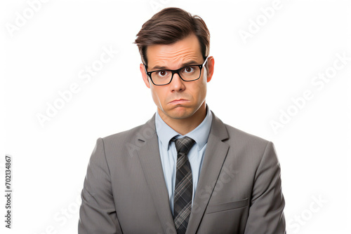 portrait of a disappointed businessman