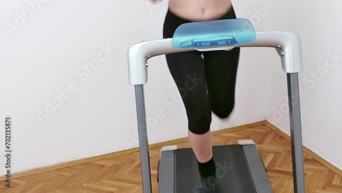 Wallpaper Mural Exercise at Home - Treadmill, Video Clip 4K Torontodigital.ca