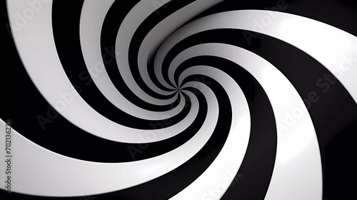black and white dual tone spiral background © Koplexs-Stock