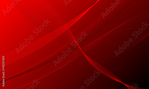 abstract red business lines curve wave with gradient background