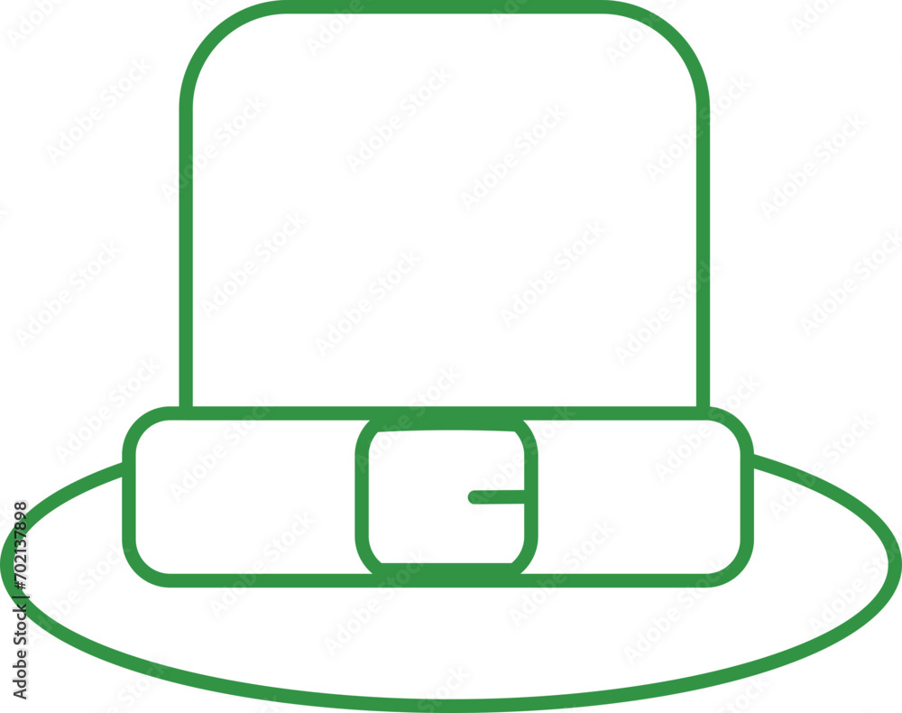 hat st. pratick's day outline hat st. pratick's day outline