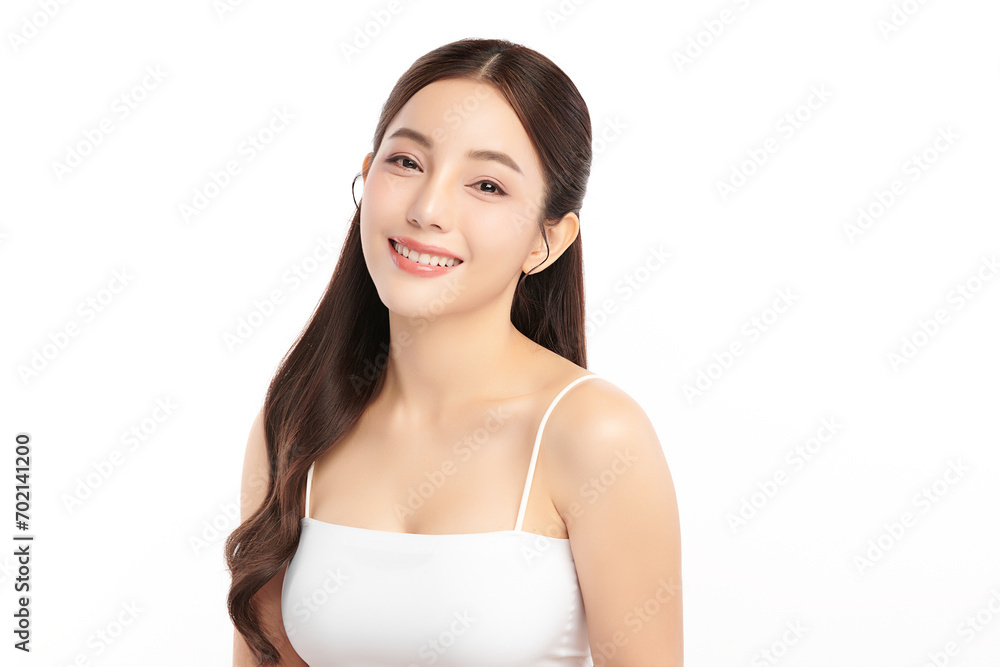 Beautiful young asian woman with clean fresh skin on white background, Face care, Facial treatment, Cosmetology, beauty and spa, Asian women portrait. Beautiful young asian woman with clean fresh skin on white background, Face care, Facial treatment, Cosmetology, beauty and spa, Asian women portrait.