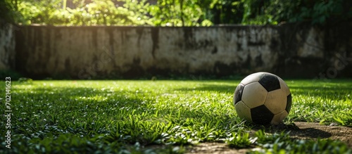 Football field artificial g...