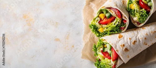 Chicken wraps with avocado ...