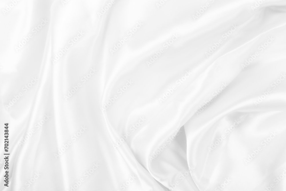 Smooth elegant white fabric silk texture soft background