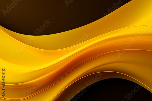 Abstract wavy yellow texture as background