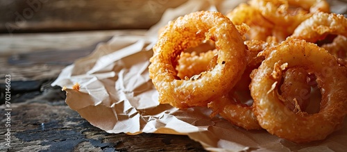 Deep fried spicy onion ring...