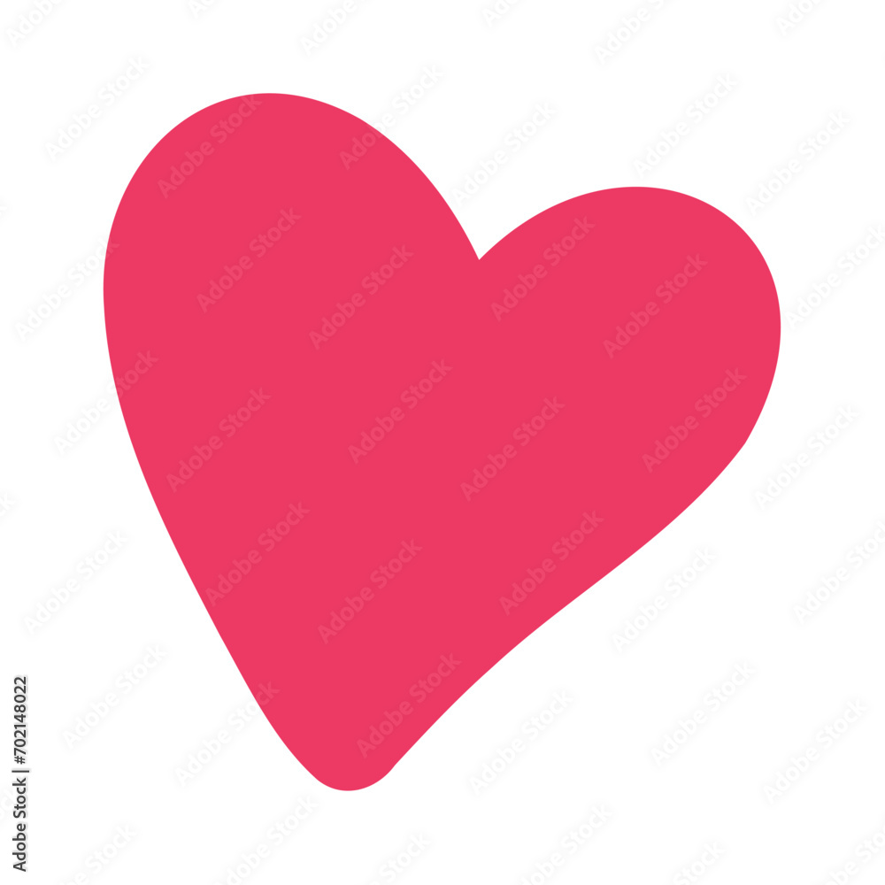 pink heart isolated on white background pink heart isolated on white background