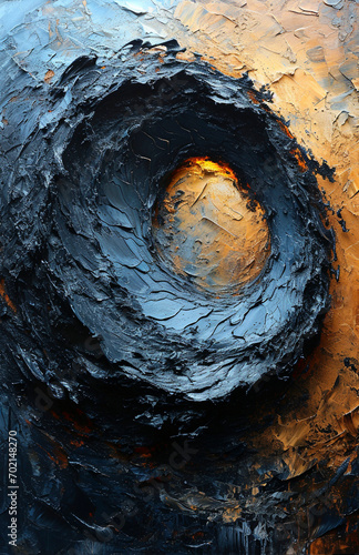 Spiral Inferno Abstract 